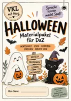 Vorschau - Spiele - VKL_mit_Herz Großes Materialpaket HALLOWEEN als Lerntheke oder Escaperoom einsetzbar_3fach differenziert - Seite 1