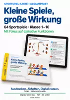 Vorschau - Stundenentwürfe - 64 Sportspiele – Kleine Spiele, große Wirkung! - Deckblatt