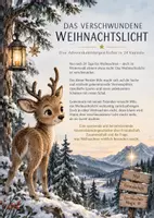 Vorschau - Bildkarten - Das verschwundene Weihnachtslicht – Adventskalendergeschichte in 24 Kapiteln | Grundschule - Seite 1