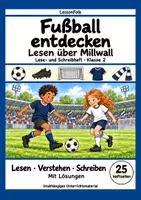 Vorschau - Arbeitsblätter - Millwall: Fußball Leseheft und Schreibheft mit Silben, Satzbau, Textverständnis, Arbeitsblättern und Lösungen - Deckblatt