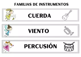 Vista previa - Hojas de trabajo - 🎻 Familias de instrumentos | Juego de tablero - Portada
