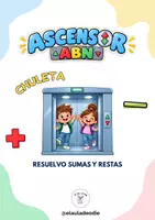 Vista previa - Refuerzo / NEE / Materiales de apoyo - CHULETA SUMAS Y RESTAS ABN - Portada