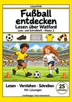 Vorschau - Arbeitsblätter - Watford: Fußball Leseheft und Schreibheft mit Silben, Satzbau, Textverständnis, Arbeitsblättern und Lösungen - Deckblatt