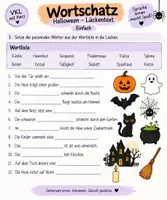 Vorschau - Spiele - Halloween_Lückentext_einfach - Seite 1