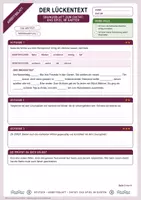 Vorschau - Arbeitsblätter - Diktat: Das Spiel im Garten | Diktattext, Lückentext, Fehlersuche und Lösung | Klasse 5/6 - Seite 1