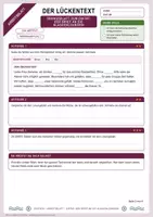 Vorschau - Arbeitsblätter - Diktat: Der Brief an die Klassenlehrerin | Diktattext, Lückentext, Fehlersuche und Lösung | Klasse 7/8 - Seite 1
