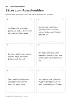 Vorschau - Arbeitsblätter - Bilder und Sätze zuordnen | Lesespiel für die 3. Klasse - Seite 3