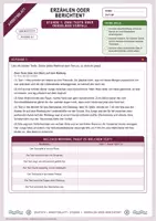 Vorschau - Arbeitsblätter - Bericht und Erzählung unterscheiden: Zweck und Adressat | Unterrichtsstunde mit Materialtext, Arbeitsblättern und Lösungen | Deutsch Klasse 6/7 - Seite 3