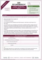 Vorschau - Arbeitsblätter - Zeitungsbericht schreiben: Überschrift, Vorspann und Zitat | Unterrichtsstunde mit Materialtext, Arbeitsblättern und Lösungen | Deutsch Klasse 6/7 - Seite 3