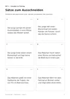 Vorschau - Arbeitsblätter - Bilder und Sätze zuordnen | Lesespiel für die 3. Klasse - Seite 3