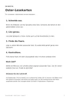 Vorschau - Arbeitsblätter - Bilder und Sätze zuordnen | Lesespiel für die 3. Klasse - Seite 1