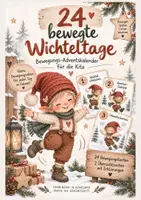 Vorschau - Bildkarten - 24 bewegte Wichteltage – Bewegungs-Adventskalender für die Kita - Deckblatt