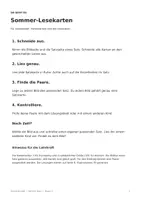 Vorschau - Arbeitsblätter - Bilder und Sätze zuordnen | Lesespiel für die 3. Klasse - Seite 1