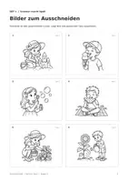 Vorschau - Arbeitsblätter - Bilder und Sätze zuordnen | Lesespiel für die 3. Klasse - Seite 2