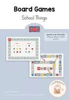 Vorschau - Spiele - SCHOOL THINGS│Brettspiele (Snakes and ladders, Bingo) 🇬🇧 - Deckblatt