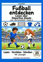 Vorschau - Arbeitsblätter - Deportivo Alavés Fußball Leseheft und Schreibheft, Leseförderung, Textverständnis und Lösungen - Deckblatt