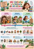 Vista previa - Fichas informativas / Documentos de lectura - LA LÍNEA DEL TIEMPO: Un viaje por la Historia - página 1