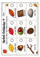 Vorschau - Arbeitsblätter - Bäume im Herbst 🍂 Drehscheibe, Nachspurbilder & Zuordnung - Seite 3