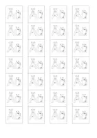 Vorschau - Arbeitsblätter - Buchstaben für Buchstabenheft Formati w.1 - Druckschrift - Seite 1