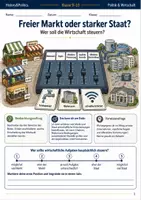 Vorschau - Arbeitsblätter - Markt oder Staat Arbeitsheft Klasse 9–10 - Deckblatt