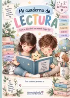 Vista previa - Fichas informativas / Documentos de lectura - . Leer . Primeros Pasos. 📖 Mi cuaderno de lectura - Portada