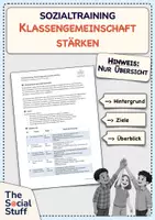 Vorschau - Stundenentwürfe - Soziales Lernen Grundschule: Sozialtraining-Paket "Teambuilding" - Stärkung der Klassengemeinschaft (16 Unterrichtsstunden) - Seite 1