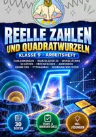 Vorschau - Arbeitsblätter - Reelle Zahlen & Quadratwurzeln | Klasse 9 - Deckblatt