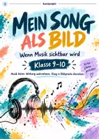 Vorschau - Unterrichtsreihen - Mein Song als Bild – Wenn Musik sichtbar wird / Abstraktion (interdisziplinäres Kunstprojekt Klasse 9–10) - Deckblatt