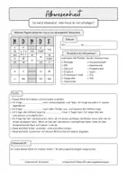 Vorschau - Arbeitsblätter - Abwesenheit – Checkliste zum Nacharbeiten - Deckblatt