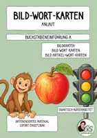 Vorschau - Bildkarten - Bild-Wort-Karten Buchstabeneinführung A (Anlaut) - Deckblatt