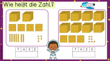 Vorschau - Präsentationen/Tafelbilder - Zahlenraum 10000 | Zahlenraumerweiterung | digitale Tafelbilder | Klasse 4 - Seite 3