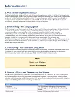 Vorschau - Unterrichtsreihen - Vom Brutto zum Netto – was steht auf meiner Entgeltabrechnug? Lernsituation mit Zusatzmaterial (Tafelbild und Erweiterungsaufgaben)! - Seite 3
