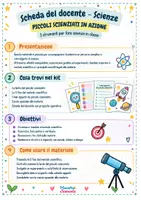anteprima - Esercizi - Piccoli scienziati 🔬 – 3 strumenti per fare scienze - Pagina 1