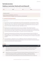 Vorschau - Arbeitsblätter - Habitus im Bildungsaufstieg analysieren – Klausur + EWH | Pädagogik Q1/Q2 - Seite 3