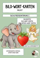 Vorschau - Bildkarten - Bild-Wort-Karten Buchstabeneinführung E - Deckblatt