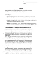 Vorschau - Klassenarbeiten - Klausur: Klausur mit EWH: Verfassungsorgane im Gesetzgebungsprozess (Bundestag) - Seite 1