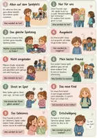 Vorschau - Bildkarten - Was würdest du tun? – 50 Impulse zu Konflikten, Mobbing, Freundschaft & Sozialkompetenz | Grundschule - Seite 3