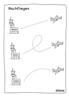 Vorschau - Arbeitsblätter - Grosses Bundle Arbeitsblätter, Digistamps, Ausmalbilder Flugzeuge - Seite 2