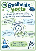 Voorbeeld - snelheidsboete - Voorblad