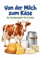 Vorschau - Unterrichtsreihen - Von der Milch zum Käse - Mini Sachwissen für Kinder - Deckblatt