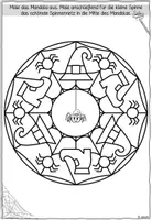 Vorschau - Mal- und Bastelvorlagen - Fantasiereisen / Traumreisen mit Mandalas: Halloween - Seite 2