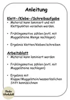 Vorschau - Arbeitsblätter - Materialpaket: FRÜHLING - Mathematik ZR20 - Menge legen - 1 zu 1 Zuordnung - Seite 2