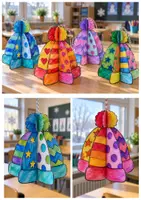 Vorschau - Mal- und Bastelvorlagen - 3D-Mützen basteln im Winter, Advent, Weihnachten | Kunst & Basteln Grundschule | Vorlagen & Anleitung | Klasse 2-4 - Seite 3