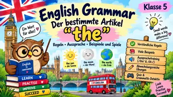 Vorschau - Stationenlernen - English Grammar – Der bestimmte Artikel „the“ | Präsentation, Arbeitsblatt & Lösungsblatt | Klasse 5 - Seite 3