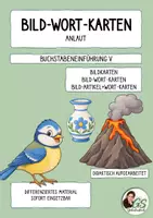 Vorschau - Bildkarten - Bild-Wort-Karten Buchstabeneinführung V (Anlaut) - Deckblatt