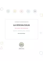 Vista previa - Hojas de trabajo - Cuaderno de intervención educativa en discalculia - Portada