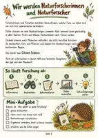 Vorschau - Stundenentwürfe - Igel und Maulwurf im Herbst | Sachunterricht Klasse 2–4 · Forscherheft & Citizen Science - Seite 1