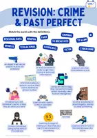 Vorschau - Arbeitsblätter - Revision - Crime & Past Perfect (ergänzendes Übungsmaterial zu MORE! 4 Unit 2) - Seite 1
