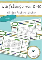 Vorschau - Spiele - Würfel-Bingo Rechenstäbchen - Zahlenraum 1-10 - Deckblatt
