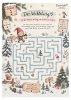 Vorschau - Arbeitsblätter - Weihnachts-Schatzsuche für Kinder | 8 Stationen und Rätsel | Weihnachten Schnitzeljagd | Kita & Kindergeburtstag | PDF - Seite 3